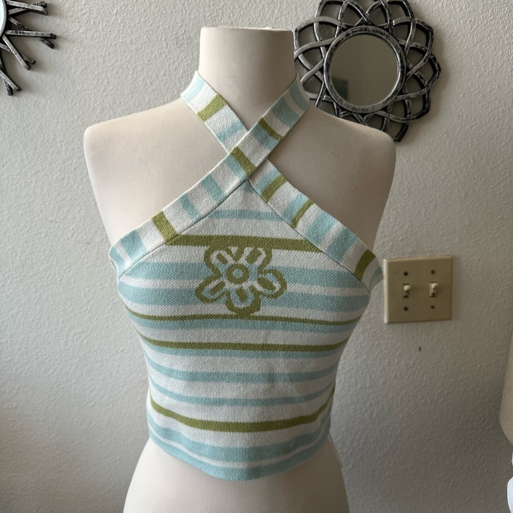 Pacsun beach top Sz M halter top stretch 🏝️ 🏖️ summer is coming